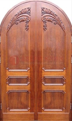 Металлическая арочная дверь ДА-9 в салон красоты в Мурманске