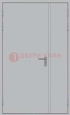 Белая противопожарная двупольная дверь ДПМ-02/30 в Мурманске