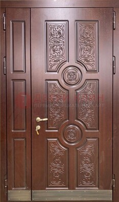 Парадная металлическая дверь с узором ДПР-74 в Мурманске