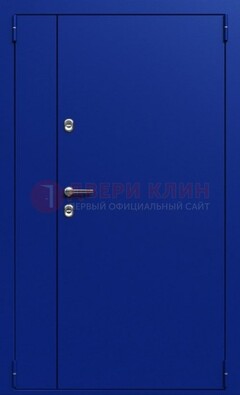 Синяя тамбурная дверь ДТМ-23 в Мурманске