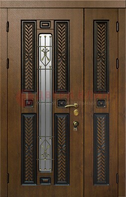 Полуторная входная дверь с виноритом ДВТ-169 в Мурманске