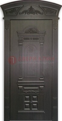 Черная стальная дверь с виноритом ДВТ-31 в Мурманске