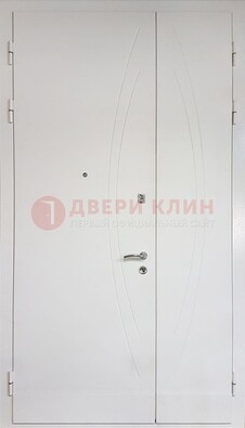Современная полуторная стальная дверь с МДФ панелью ПЛ-25 в Мурманске